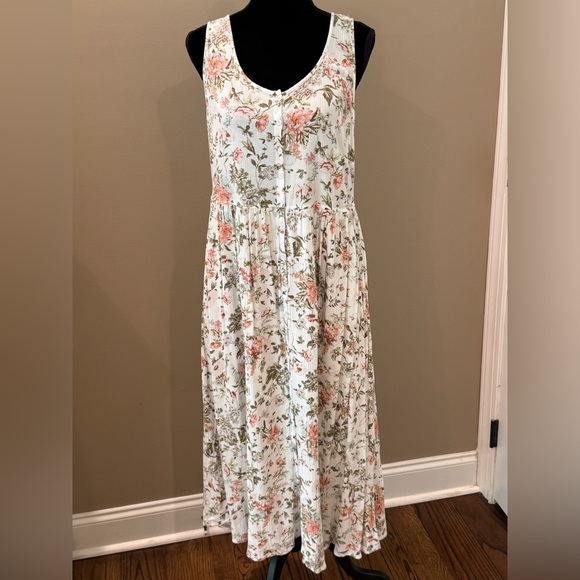 Women’s FRYE boho button front midi dress- Size XL - Picture 3 of 9